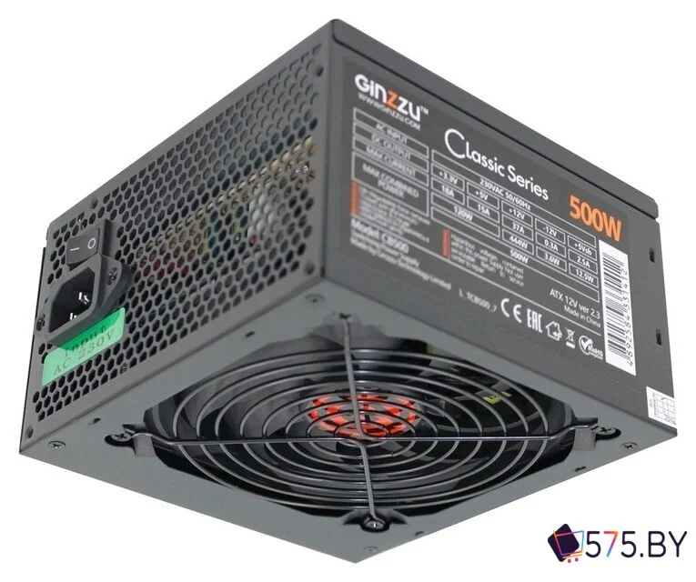Блок питания Ginzzu CB500 в магазине 575.by