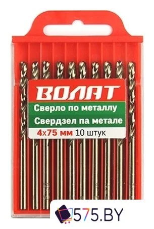 Сверла, буры, зенкеры Волат 85050-086 (10 предметов) в магазине 575.by