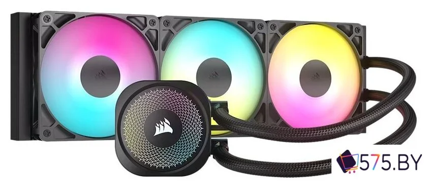 Система жидкостного охлаждения для процессора Corsair Nautilus 360 RS ARGB CW-9060093-WW в магазине 575.by