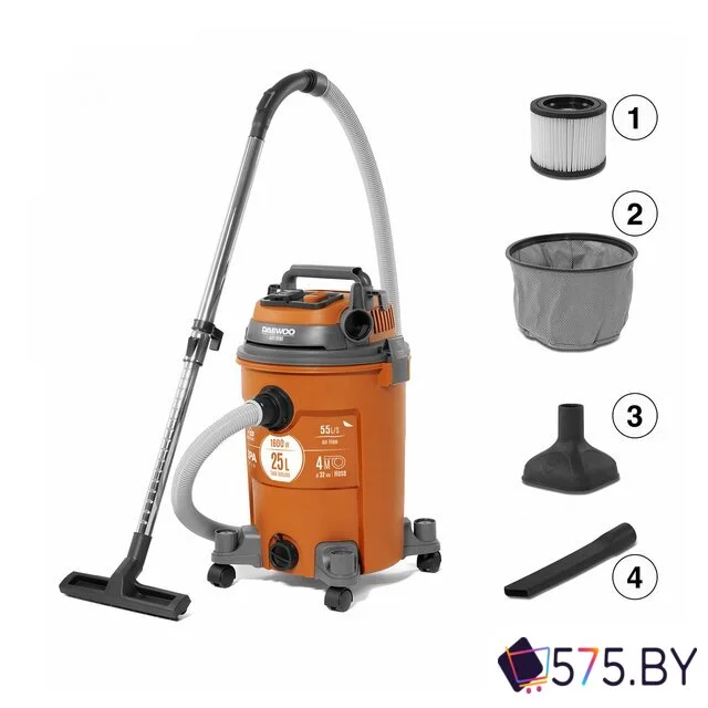 Пылесос Daewoo Power DAVC 2516S в магазине 575.by