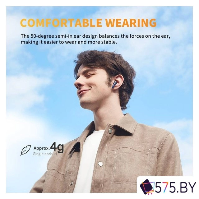 Наушники QCY AilyBuds Pro (темно-синий) в магазине 575.by