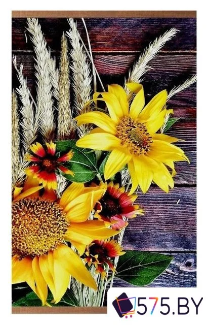 Инфракрасный обогреватель ТеплоМакс Домашний очаг (подсолнухи) в магазине 575.by