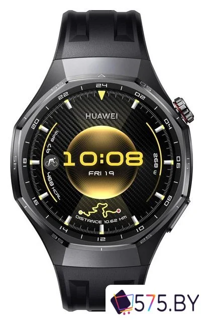 Умные часы Huawei Watch GT 6 Pro 46 мм (черный, с черным силиконовым ремешком, международная версия) в магазине 575.by