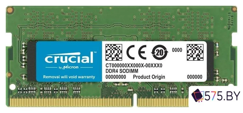 Оперативная память Crucial 32GB DDR4 SODIMM PC4-25600 CT32G4SFD832A в магазине 575.by