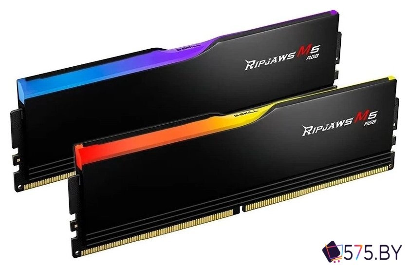 Оперативная память G.Skill Ripjaws M5 RGB 2x48ГБ DDR5 5200 МГц F5-5200J4040A48GX2-RM5RK в магазине 575.by