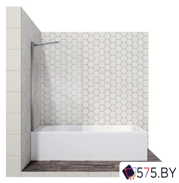 Стеклянная шторка для ванны Ambassador Bath Screens 16041102 70 в магазине 575.by