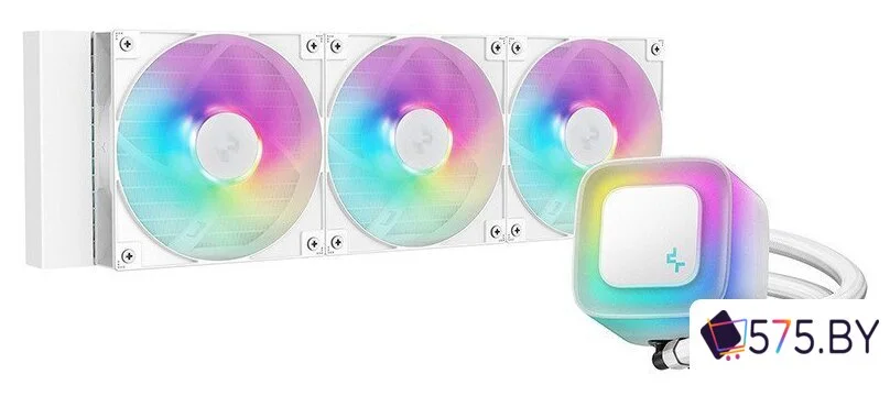 Система жидкостного охлаждения для процессора DeepCool LE360 WH V2 R-LE360-WHAMMN-G-2 в магазине 575.by