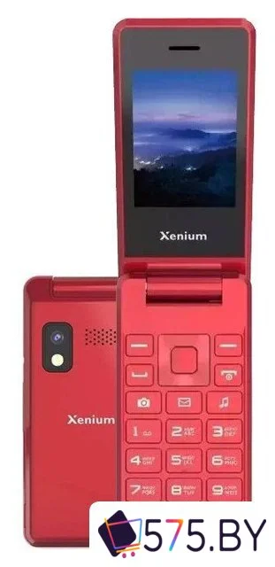 Кнопочный телефон Xenium X600 (красный)