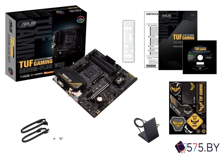 Материнская плата ASUS TUF Gaming A520M-Plus WiFi в магазине 575.by