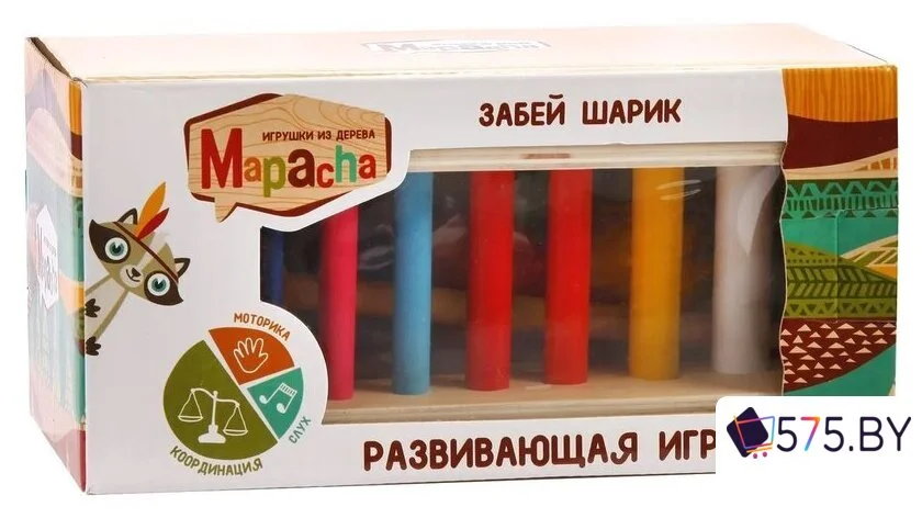 Развивающая игрушка Mapacha Стучалка Забей шарик 76614 в магазине 575.by