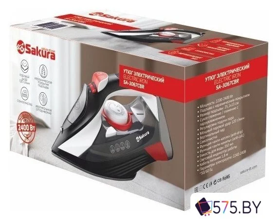 Утюг Sakura SA-3067CBR в магазине 575.by