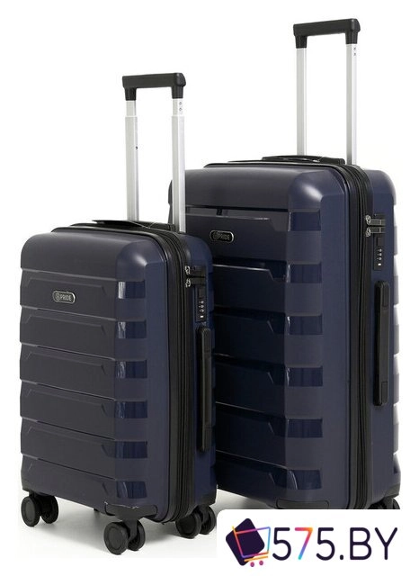 Чемодан-спиннер Pride PP-9602 (S, синий) в магазине 575.by