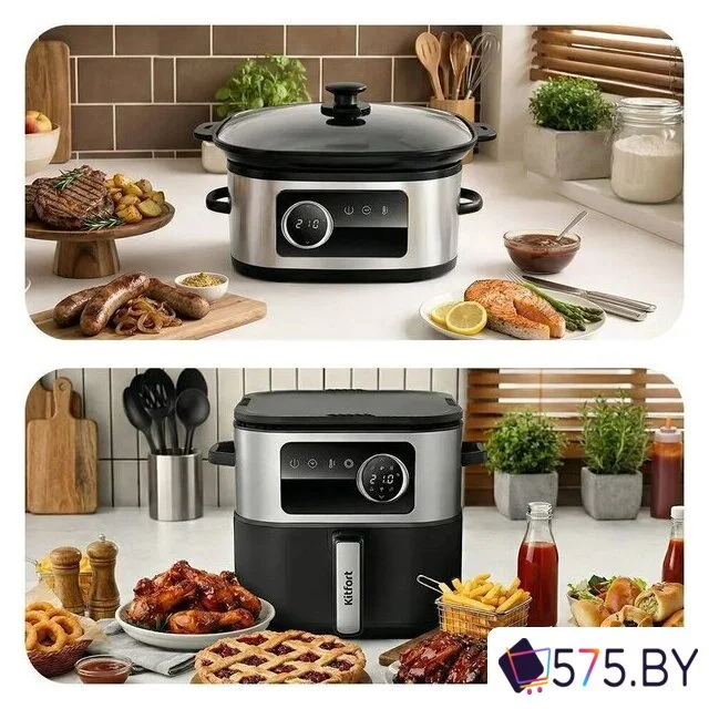 Аэрогриль (аэрофритюрница) Kitfort KT-8127 в магазине 575.by