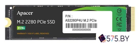 SSD Apacer AS2280P4U 1TB AP1TBAS2280P4U-1 в магазине 575.by
