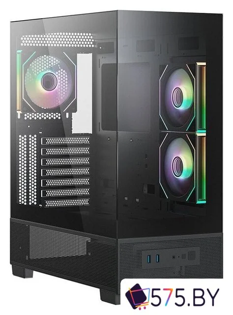 Корпус XASTRA Q500 3ARGB-C10 (черный) в магазине 575.by