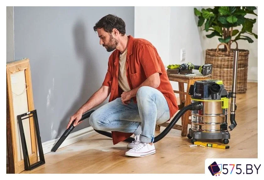 Пылесос Ryobi R18WDV-0 (без батареи) в магазине 575.by