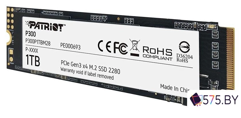 SSD Patriot P300 1TB P300P1TBM28 в магазине 575.by