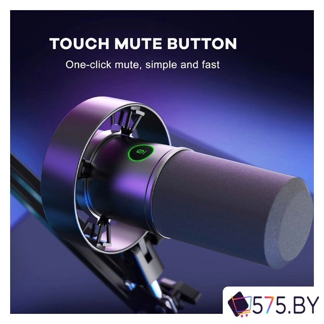 Проводной микрофон FIFINE K688 (черный) в магазине 575.by