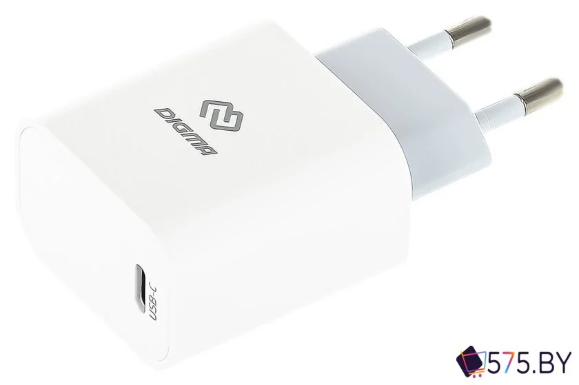 Сетевое зарядное Digma DGW2C (белый) в магазине 575.by