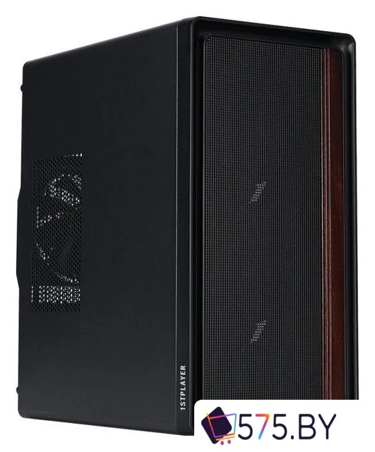 Корпус 1stPlayer WD1 WD1-BK-3F (черный) в магазине 575.by