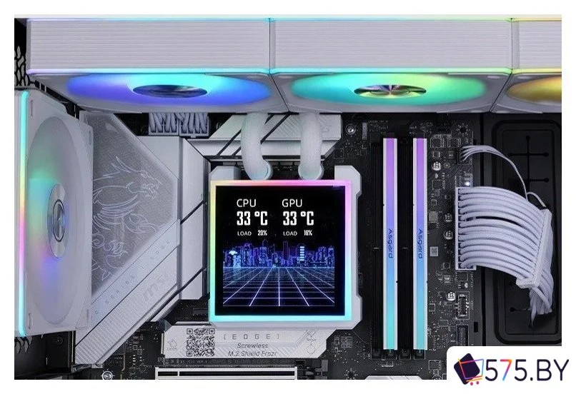Система жидкостного охлаждения для процессора Lian Li HydroShift II LCD-S 360CL G89.GHS2LCDS36CW.R0 в магазине 575.by
