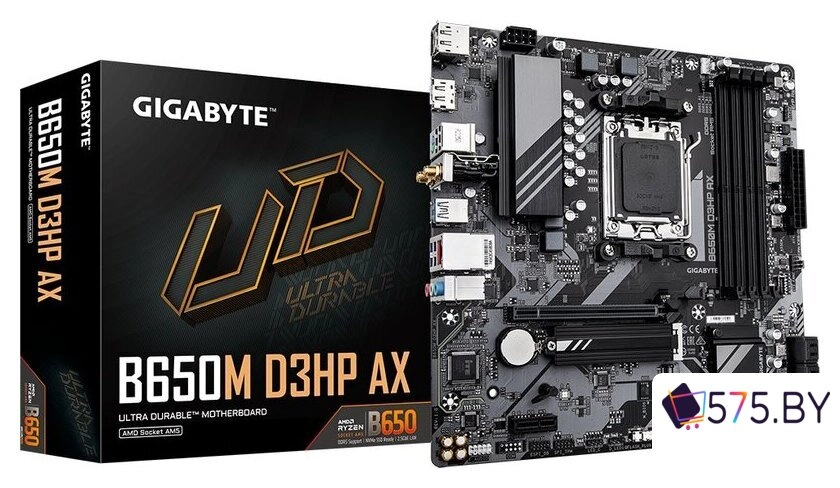 Материнская плата Gigabyte B650M D3HP AX (rev. 1.0) в магазине 575.by