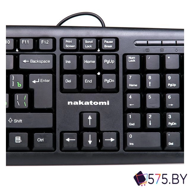 Клавиатура Nakatomi KN-02U Black в магазине 575.by