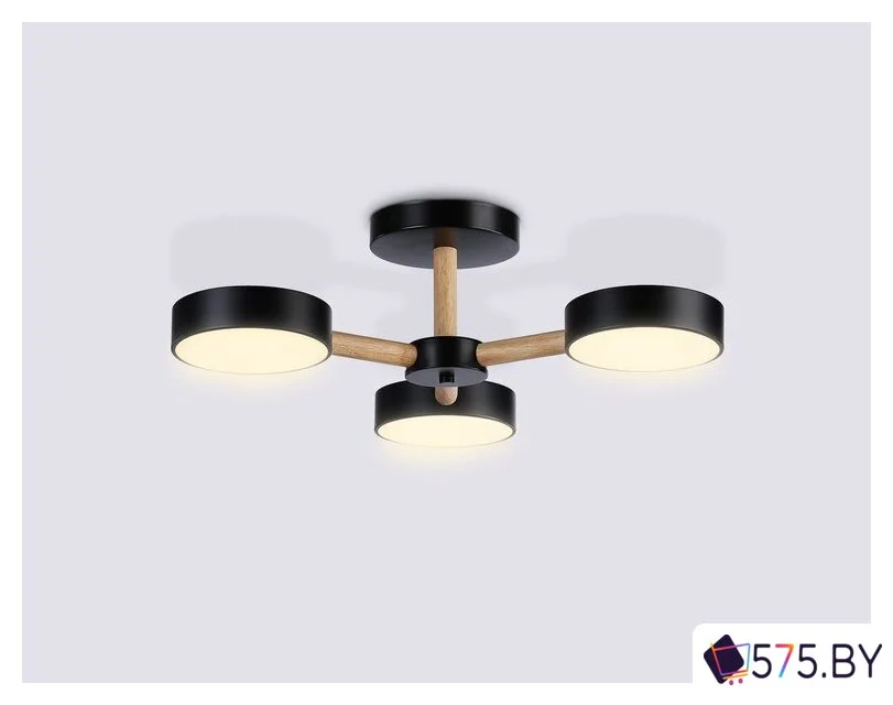Припотолочная люстра Ambrella light FL4823/3 BK в магазине 575.by