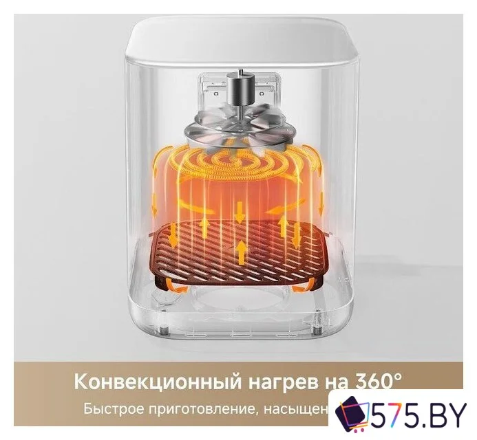Аэрогриль (аэрофритюрница) Trouver Air Fryer FD10 Pro Max (белый) в магазине 575.by