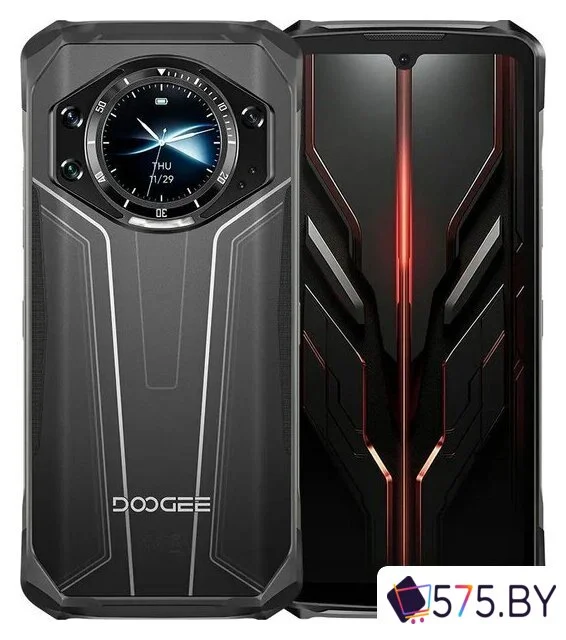 Телефон Doogee S119 8GB/512GB (черный/серебристый) в магазине 575.by