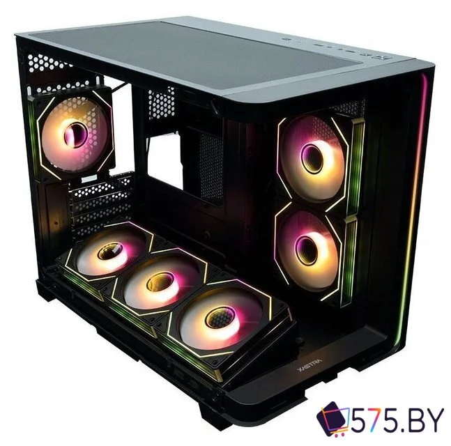 Корпус XASTRA QR600M 6ARGB C10-UC (черный) в магазине 575.by