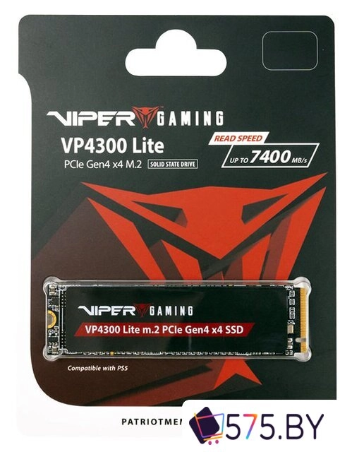 SSD Patriot Viper VP4300 Lite 500GB VP4300L500GM28H в магазине 575.by