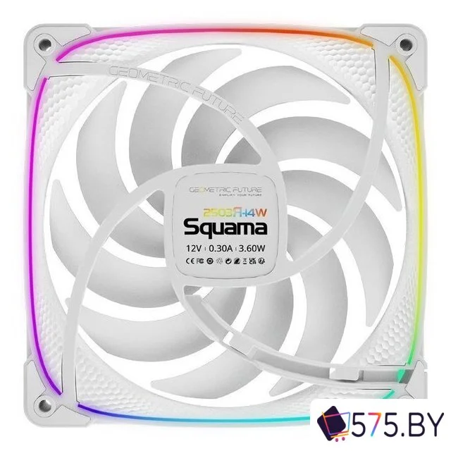 Вентилятор для корпуса Geometric Future Squama 2503R-14 (белый) в магазине 575.by