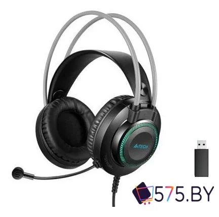 Наушники A4Tech Fstyler FH200U (черный/серый) в магазине 575.by