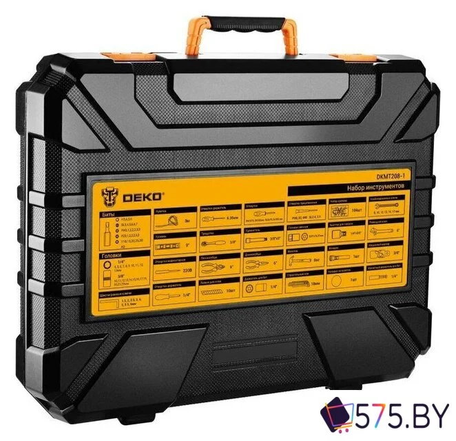 Набор домашнего мастера Deko DKMT208-1 (208 шт) в магазине 575.by