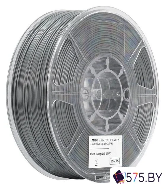 Пластик eSUN ABS-HT ABS-HT175H1TZ1 (1.75мм, 1кг, серый) в магазине 575.by