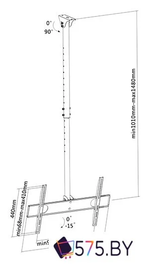 Кронштейн для телевизора Arm Media LCD-1500 в магазине 575.by
