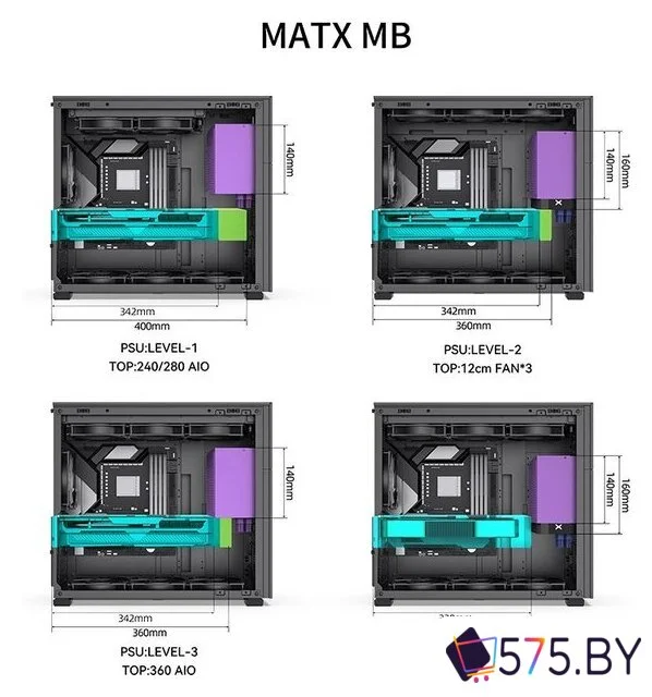 Корпус Jonsbo D41 Mesh (черный) в магазине 575.by