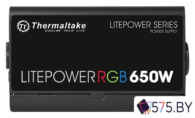 Блок питания Thermaltake Litepower RGB 650W LTP-650AL2NK в магазине 575.by
