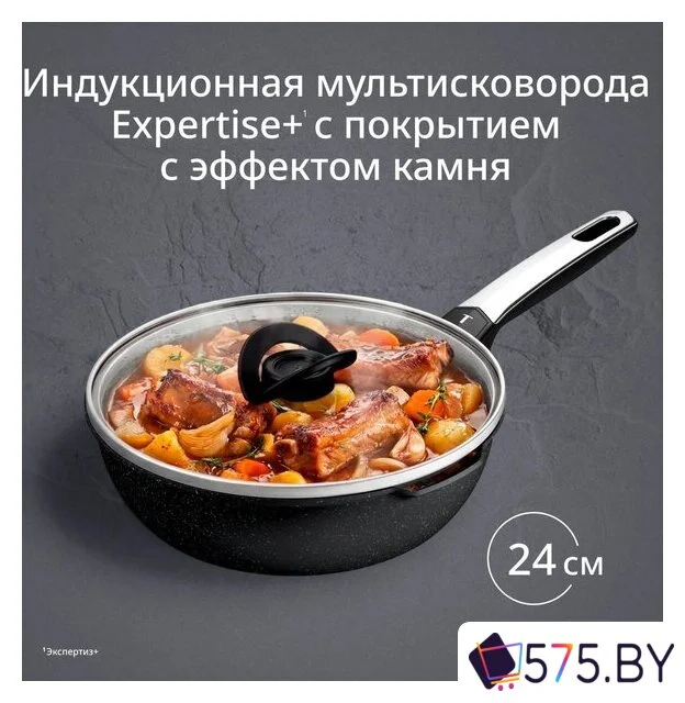 Сковорода ВОК Tefal Expertise+ G3338453 24 см в магазине 575.by