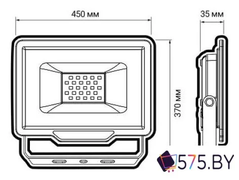 Уличный прожектор JAZZway PFL-C3 250w 6500K IP65 в магазине 575.by