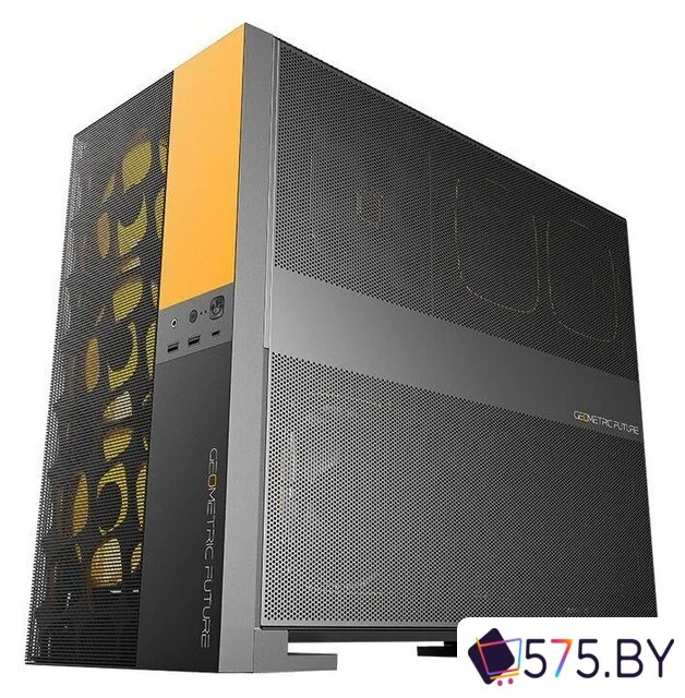 Корпус Geometric Future Model 5 Vent (черный/желтый) в магазине 575.by