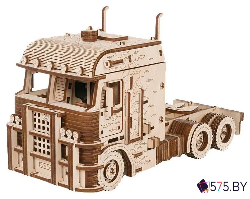Сборная модель Eco-Wood-Art Тягач Король дорог в магазине 575.by
