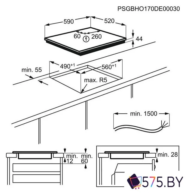 Варочная панель Electrolux LIR60430 в магазине 575.by