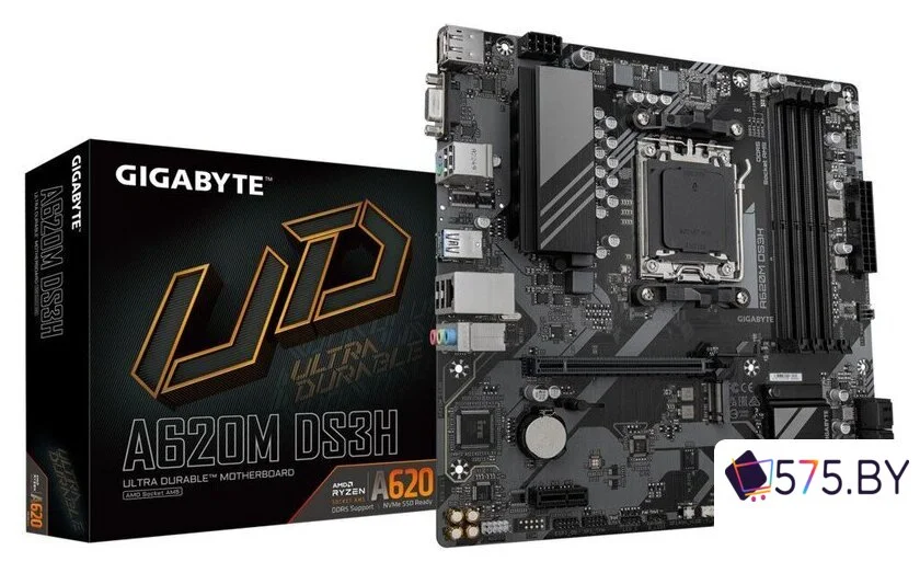 Материнская плата Gigabyte A620M DS3H (rev. 1.1) в магазине 575.by