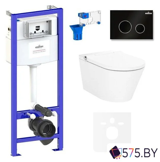 Унитаз подвесной Lavinia Boho Smart V-Clean 7 в 1 87561153 в магазине 575.by