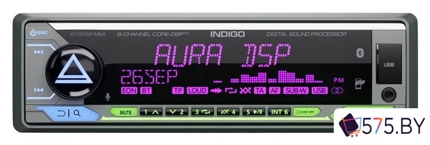 USB-магнитола Aura Indigo-879DSP MKII в магазине 575.by