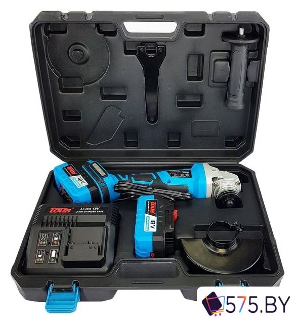 Угловая шлифмашина Toua DBLAG125 (с 1-им АКБ) в магазине 575.by