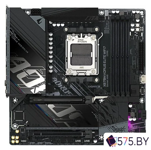 Материнская плата Gigabyte X870M Aorus Elite WiFi7 в магазине 575.by