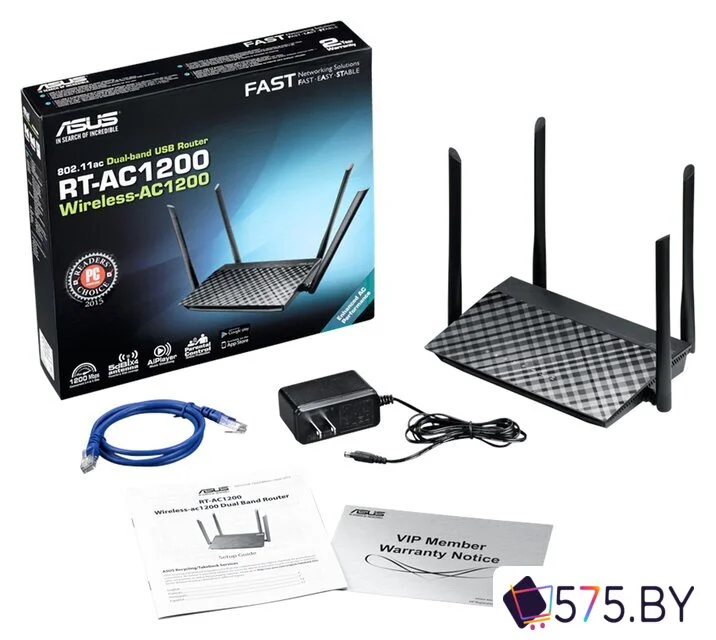 Wi-Fi роутер ASUS RT-AC1200 в магазине 575.by